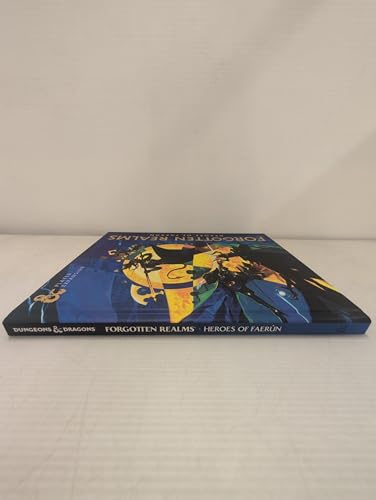 Dungeons & Dragons Heroes of Faerun back cover, perfect for collectors and gifting.