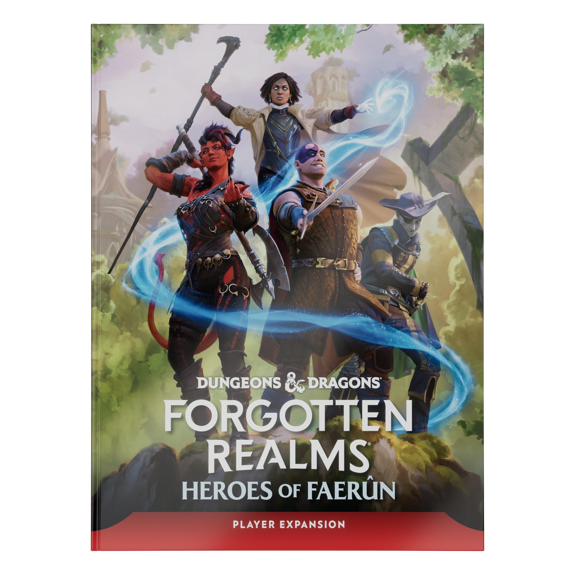 Dungeons & Dragons Heroes of Faerun cover highlights the player expansion for campaigns.