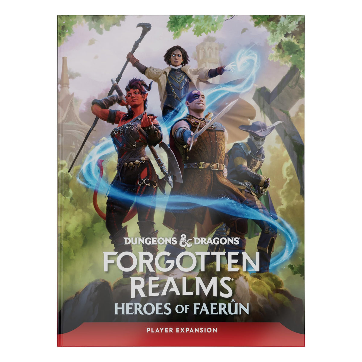 Dungeons & Dragons Heroes of Faerun cover highlights the player expansion for campaigns.