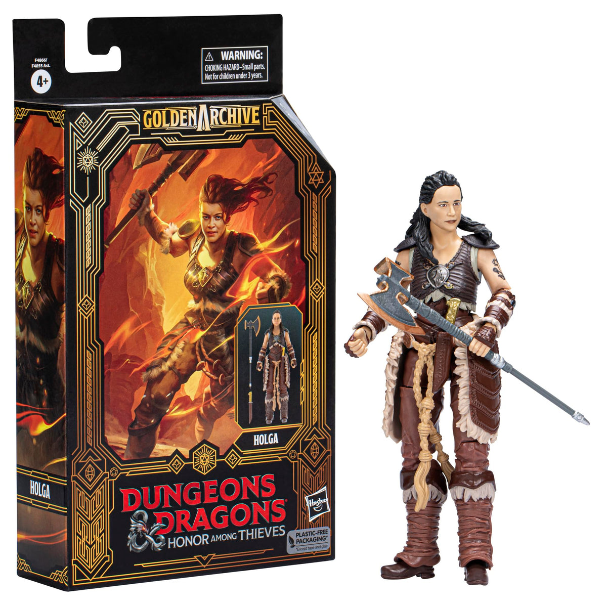 Dungeons & Dragons Holga 6-inch figure front view for display.