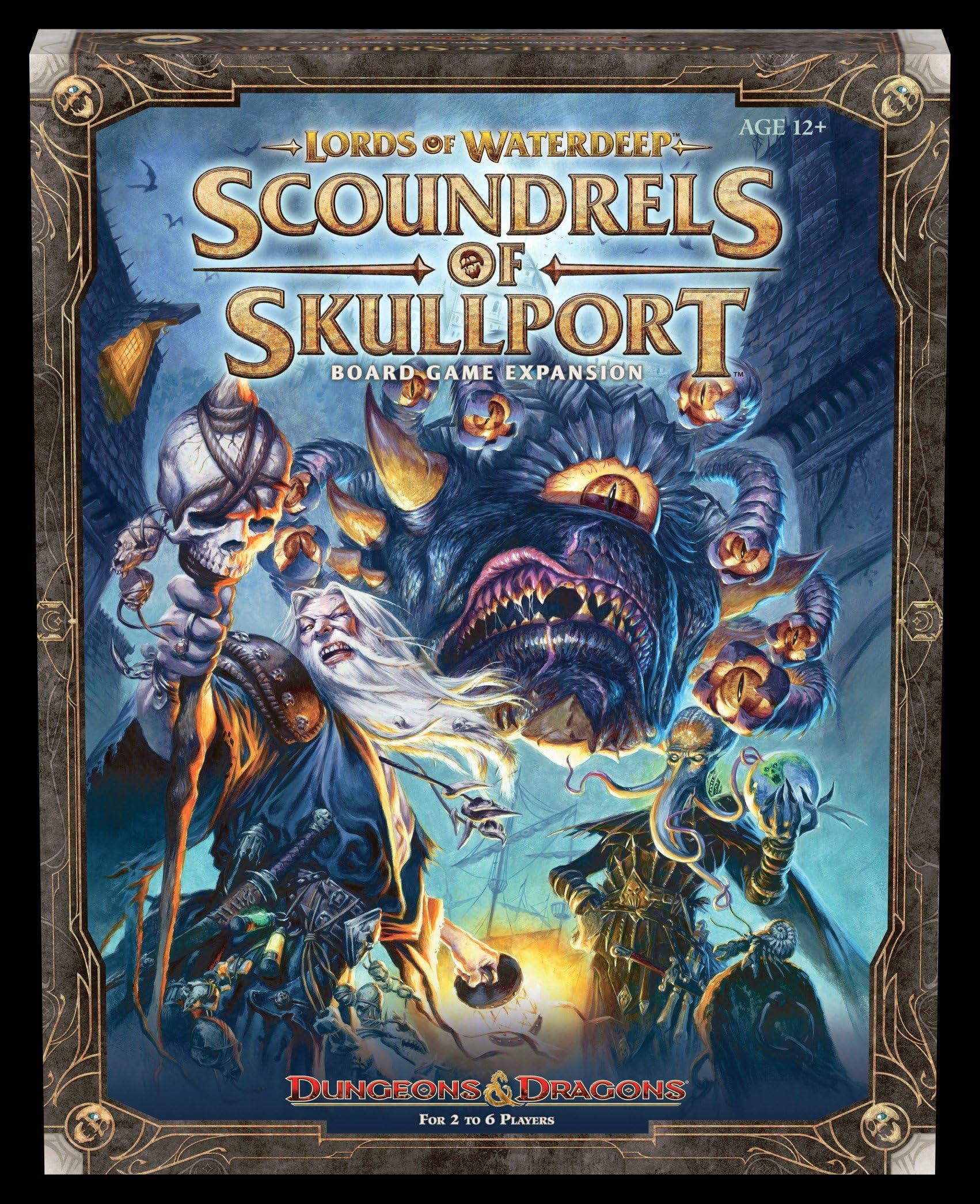 Dungeons & Dragons Lords of Waterdeep Scoundrels of Skullport expansion image adds new content for game night