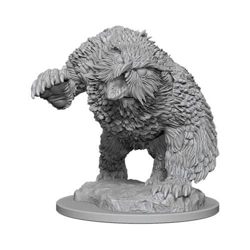 Owlbear Nolzur's miniature product shot showing unpainted figure ready to customize