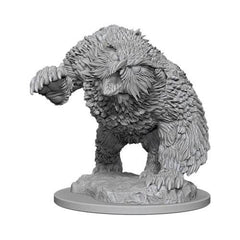 Owlbear Nolzur's miniature product shot showing unpainted figure ready to customize