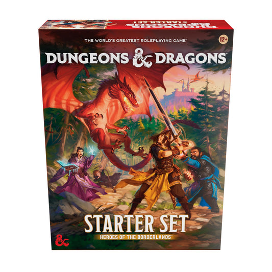 Dungeons & Dragons Starter Set Heroes Borderlands cover art sets the mood for epic adventures.