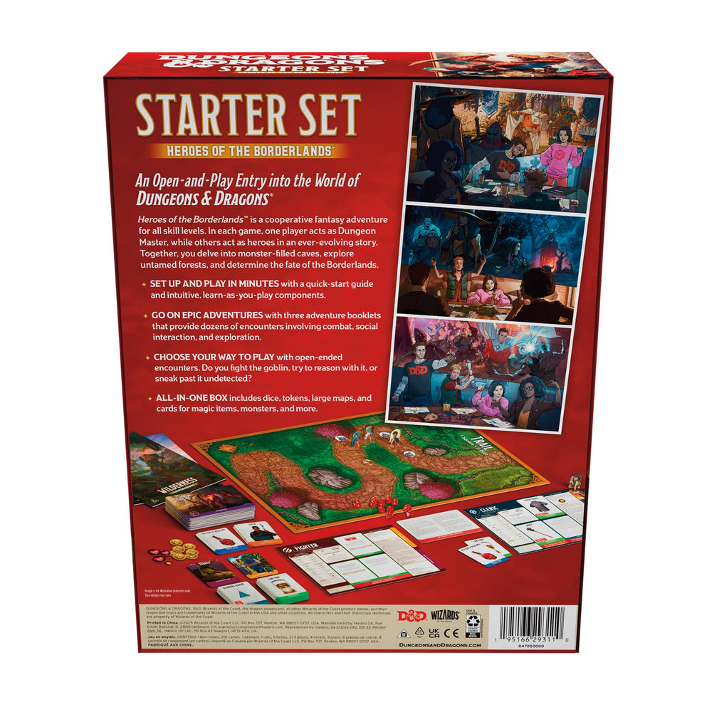 Dungeons & Dragons Starter Set Heroes Borderlands quick-start guide speeds up setup and play.