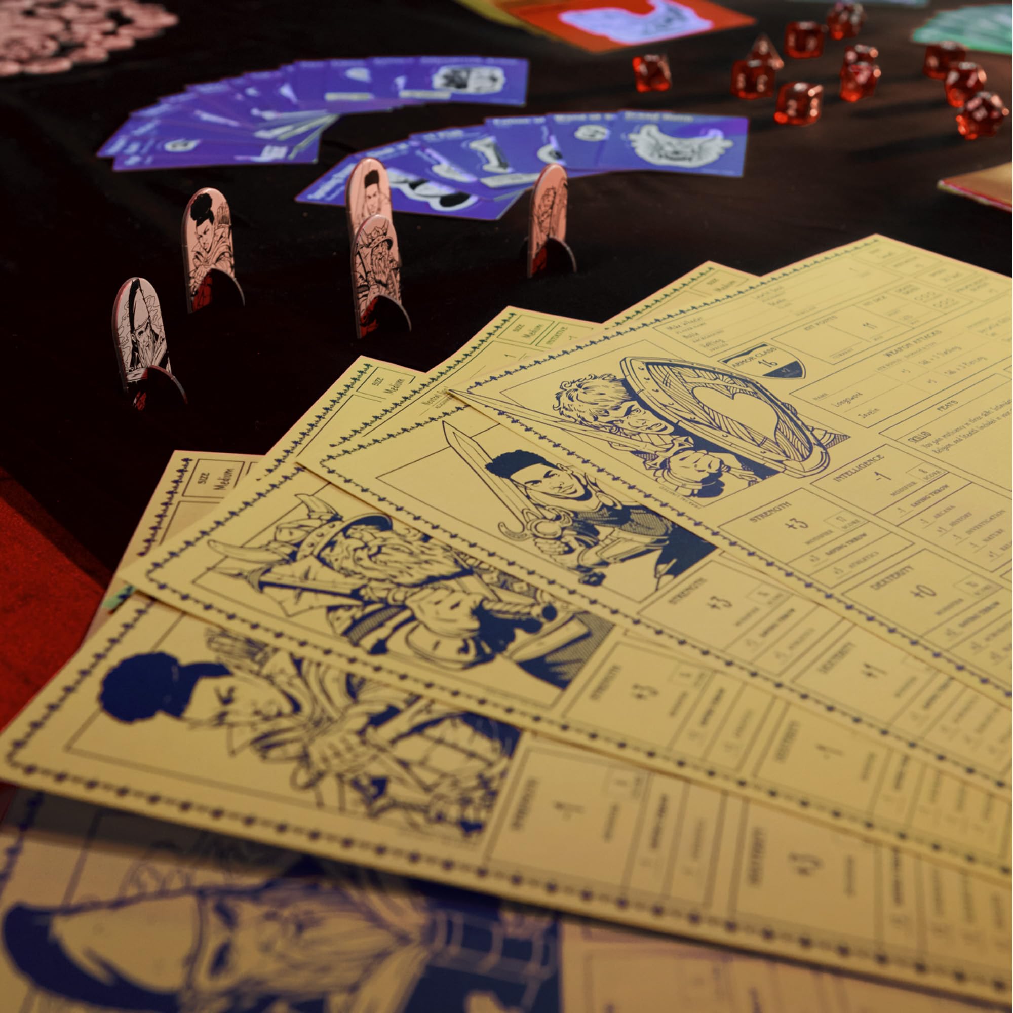 Stranger Things card deck speeds quick reference during encounters.