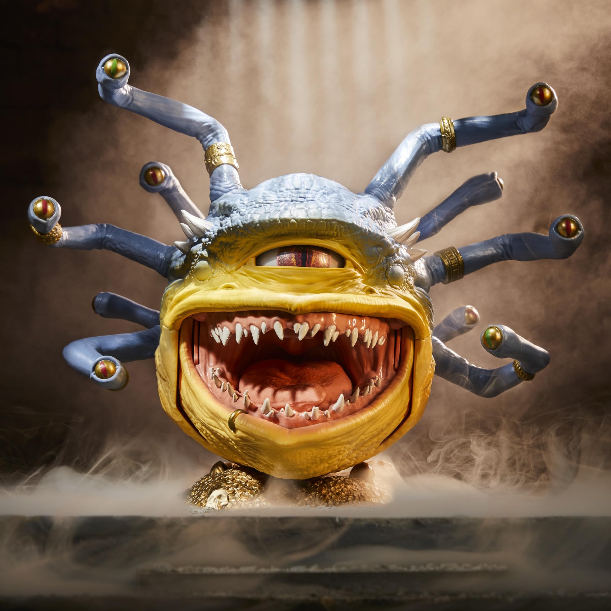 Dungeons & Dragons Xanathar poseable with movable mouth and eye for lifelike expressions.