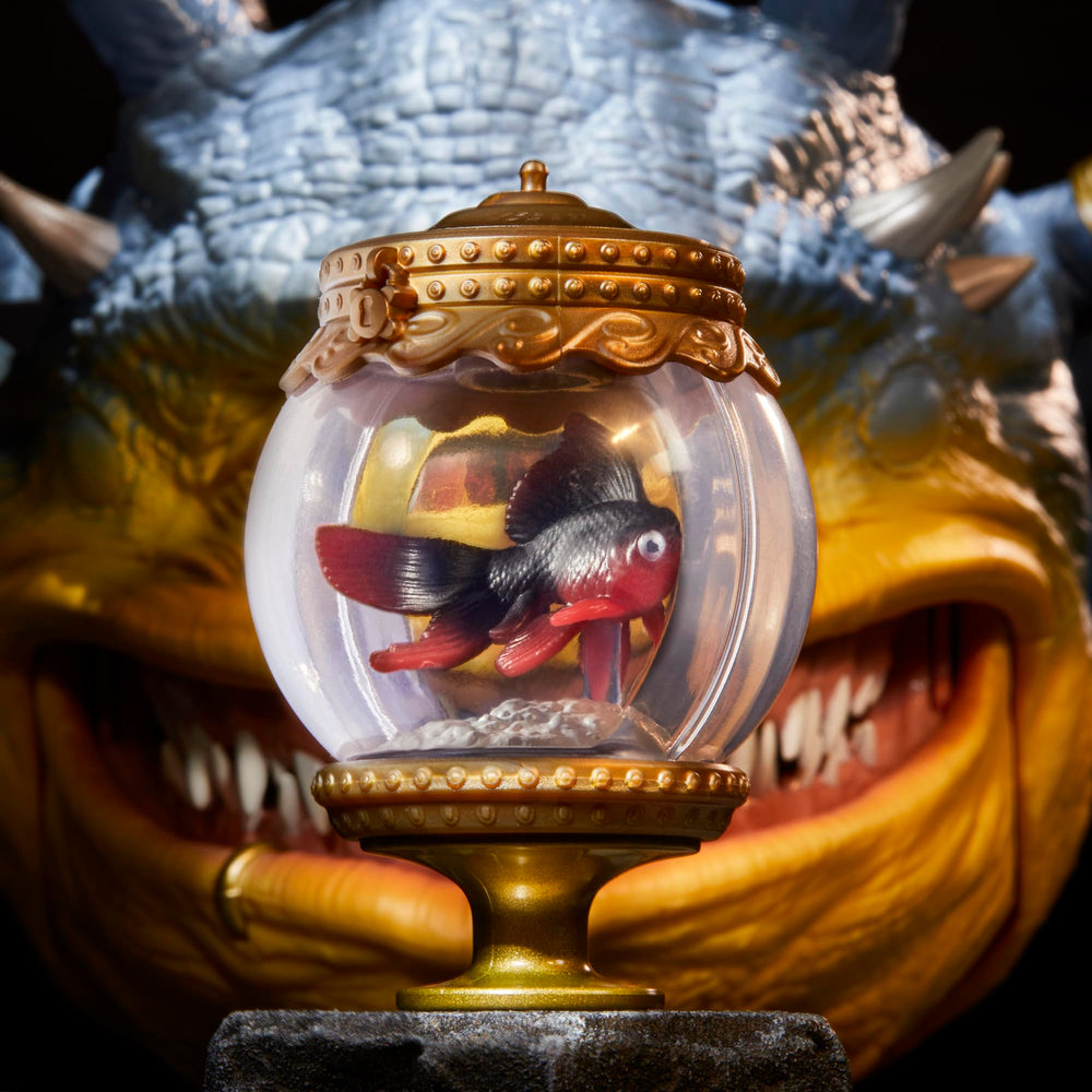 Dungeons & Dragons Golden Archive toy includes gold and Sylgar the fish as accessories.