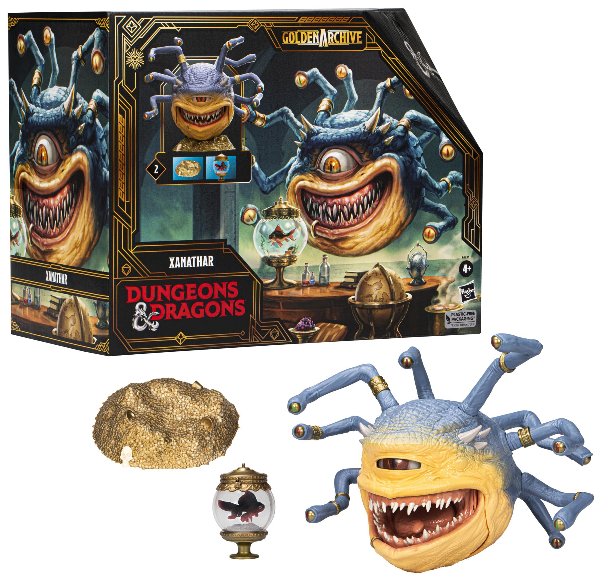 Dungeons & Dragons Xanathar's gold glow highlights your diorama setups.
