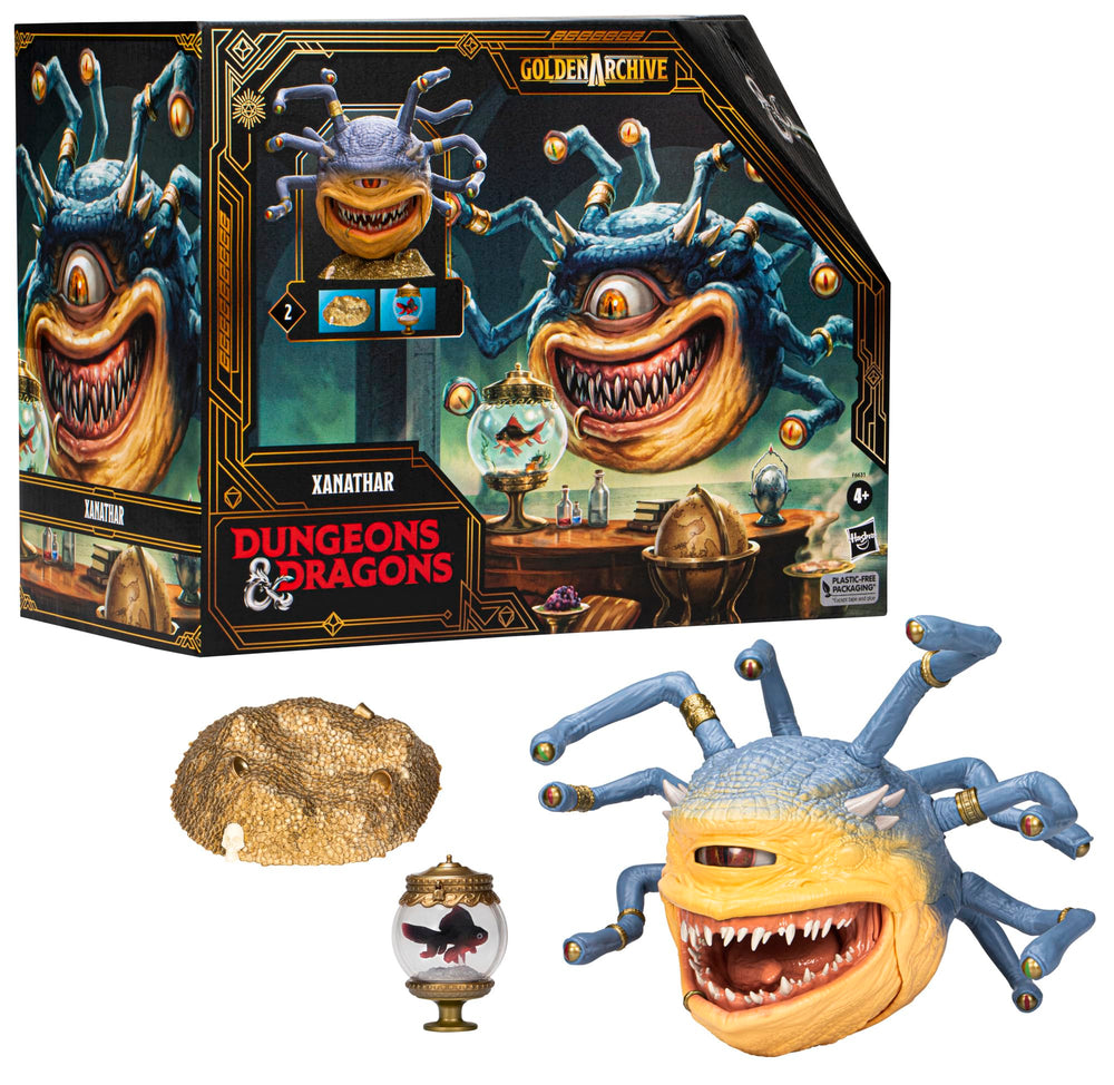 Dungeons & Dragons Xanathar's gold glow highlights your diorama setups.