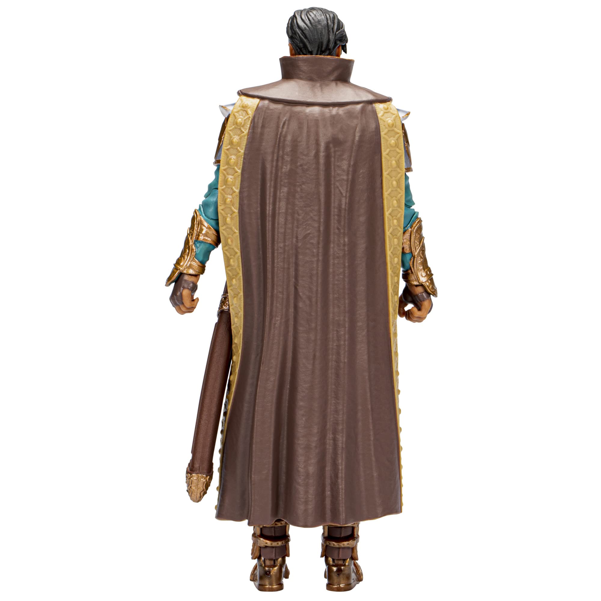 Xenk action figure posed for dynamic displays with multiple articulation points