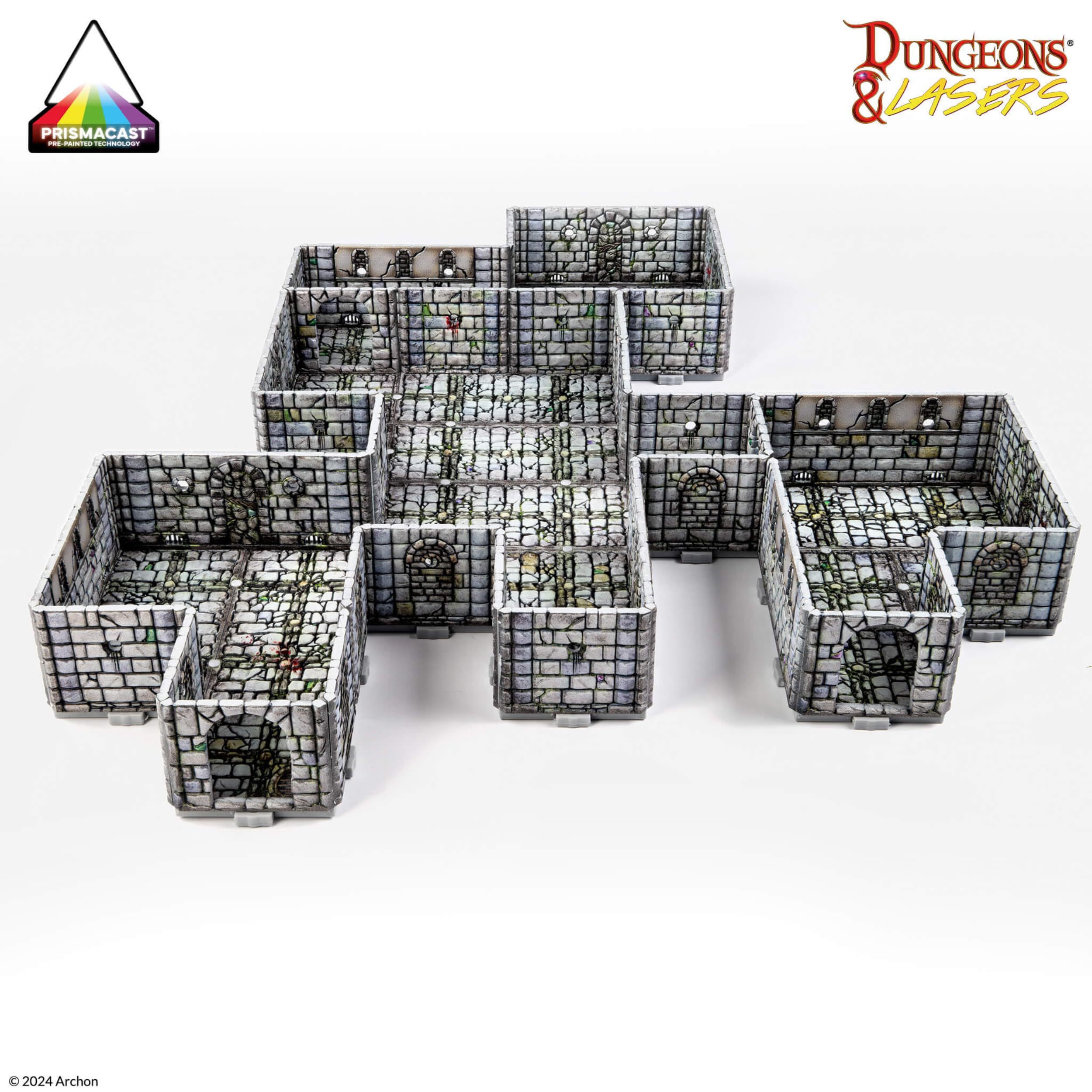 Dungeons & Lasers Abandoned Mines multiroom layout enables dynamic layouts