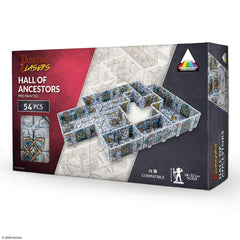 Dungeons & Lasers Abandoned Mines set parts enable quick modular setup for games.