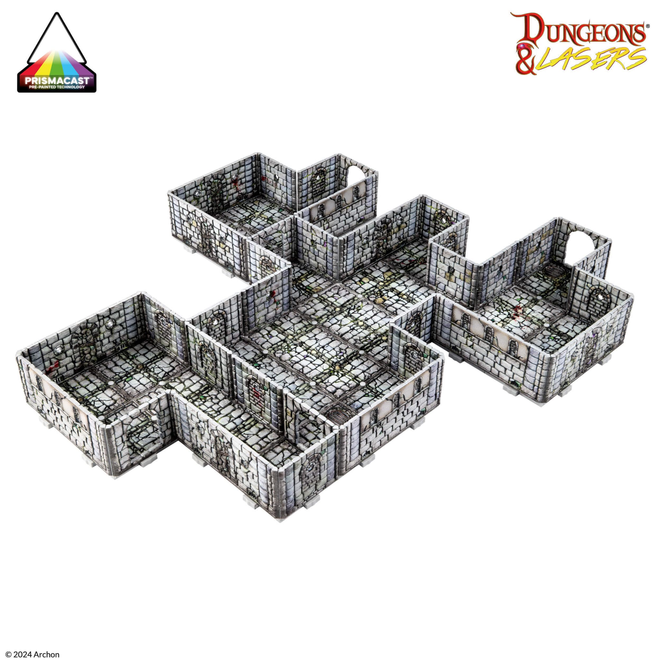 Dungeons & Lasers PrismaCast prepainted finish keeps colors vivid
