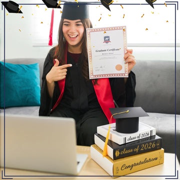 Dunzoom desk and mantel decor adds warm elegance to Class of 2026 celebrations
