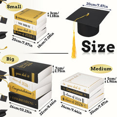 Dunzoom graduation cap detail highlights a refined touch for keepsake centerpieces