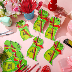 Dunzoom valentines cards with double-sided printing for messages.