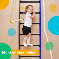 Dunzy monkey bars encourage safe, active play for kids and adults