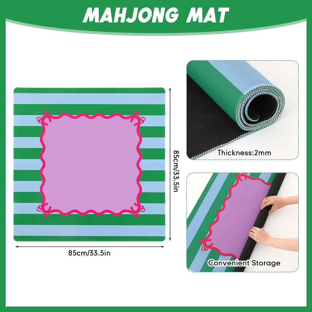 Dunzy 85x85 cm mat provides non-slip stability and quieter gameplay.