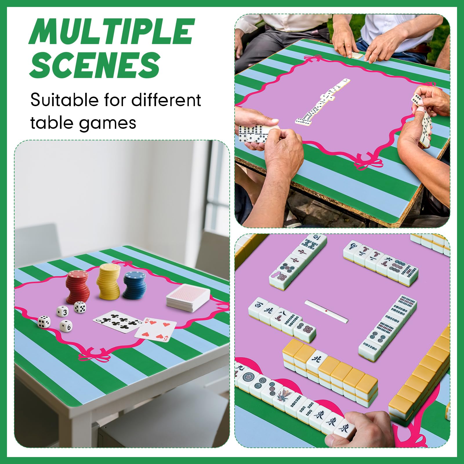 Dunzy table cover protects surfaces and reduces noise during play.