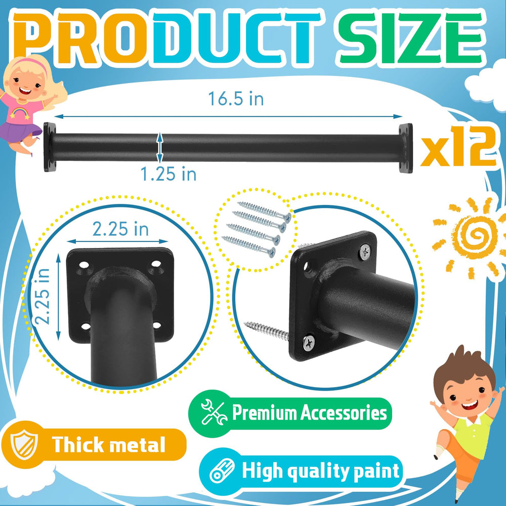 Dunzy steel screws and hardware kit for secure, quick installation