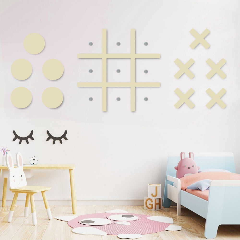DUOLIYBC safe PVC tic-tac-toe set for kids and adults