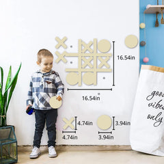 DUOLIYBC wall decor tic-tac-toe game for modern spaces