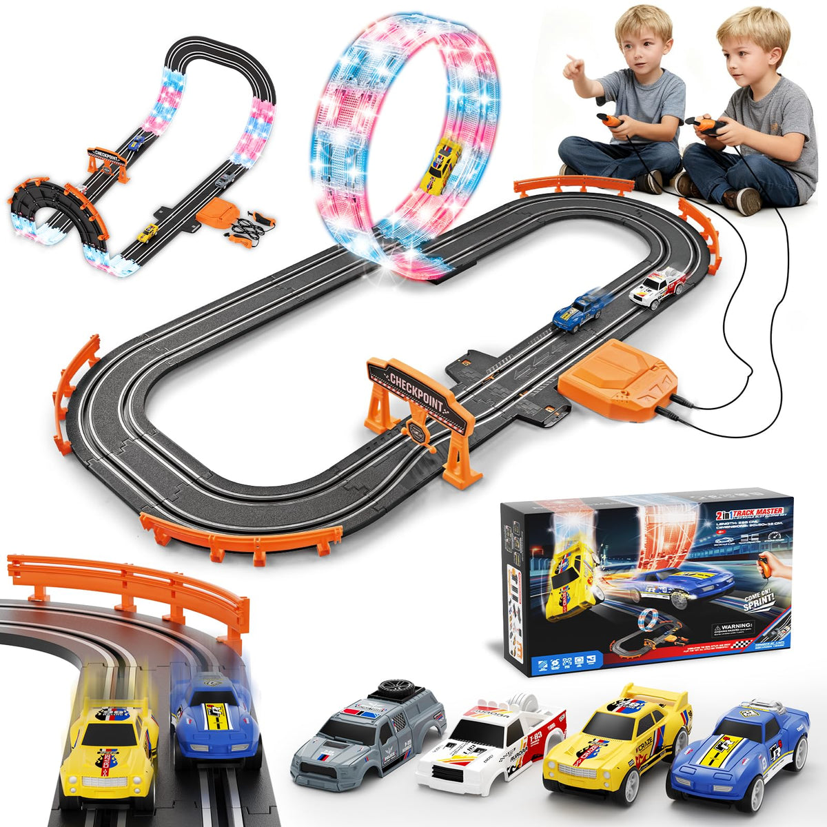 DUONIZAY 9.86ft slot track assembly for quick setup and easy storage.