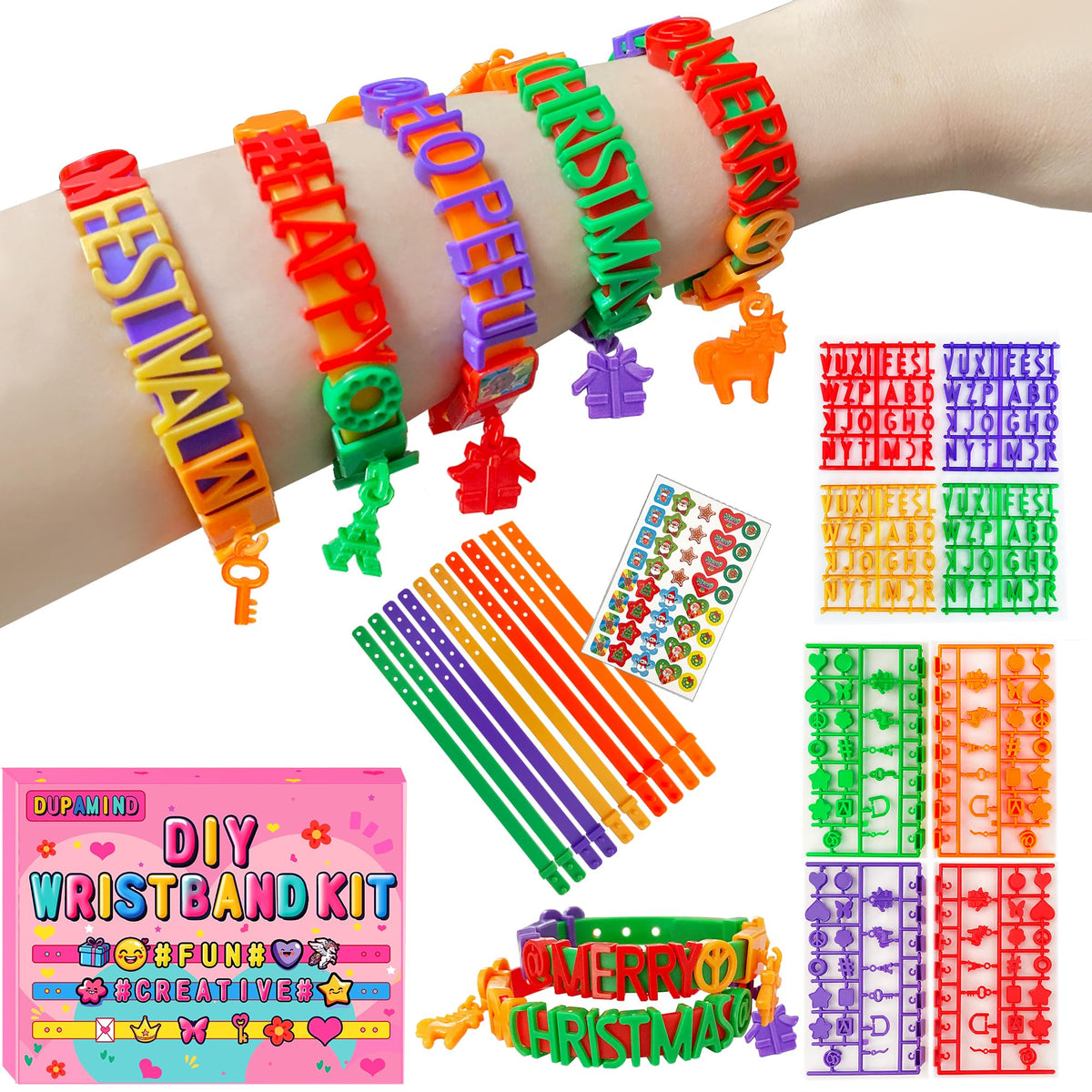 Dupamind festival bracelet design showcases kids' creativity and craft skills.