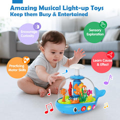 DUPHLAGT bilingual toy with English and Spanish songs.