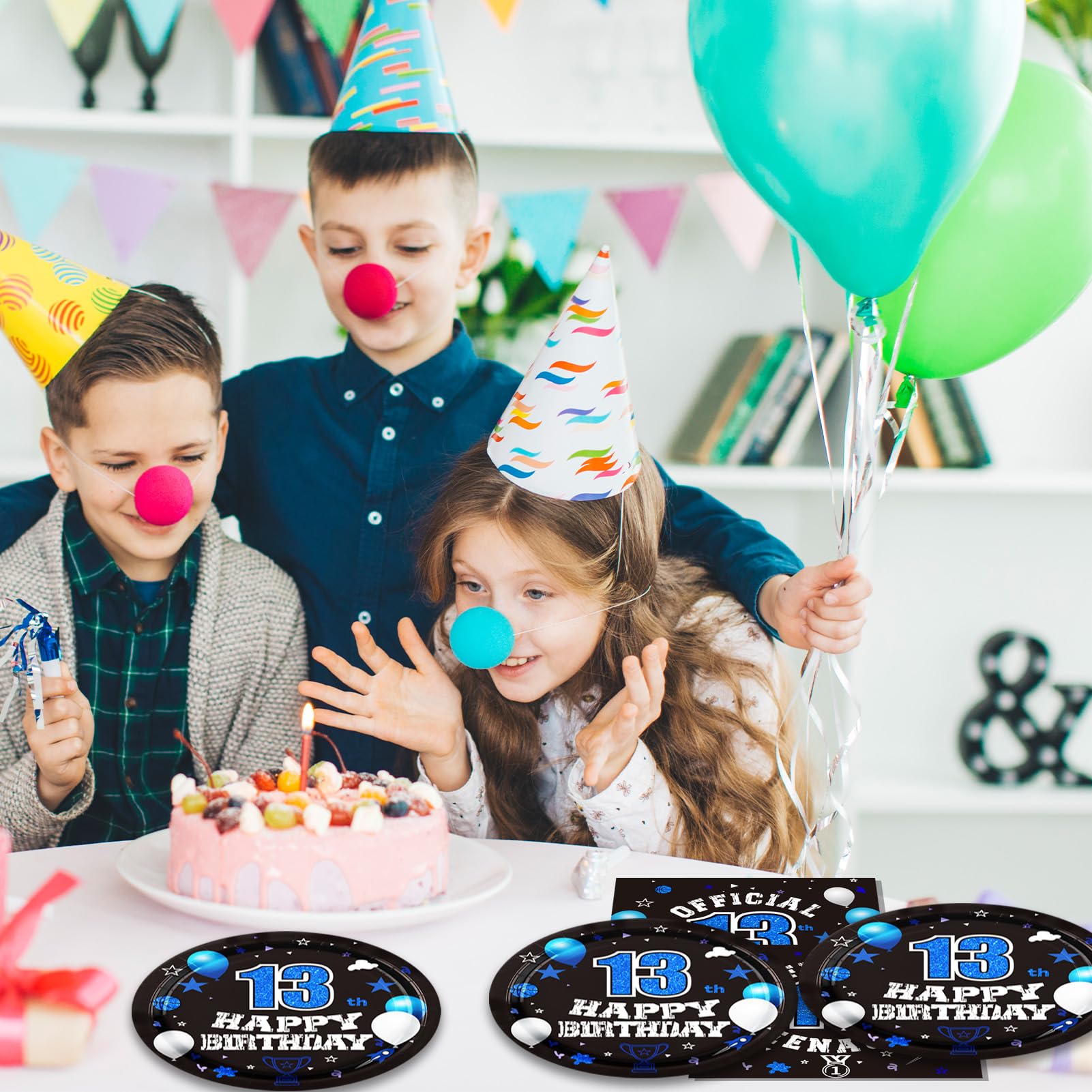 DURYGEN disposable party tableware for easy cleanup after cake