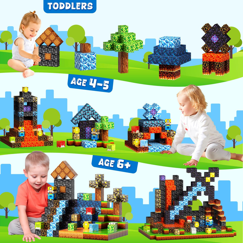 DUSFAN safe ABS blocks with rounded edges for kid-friendly handling