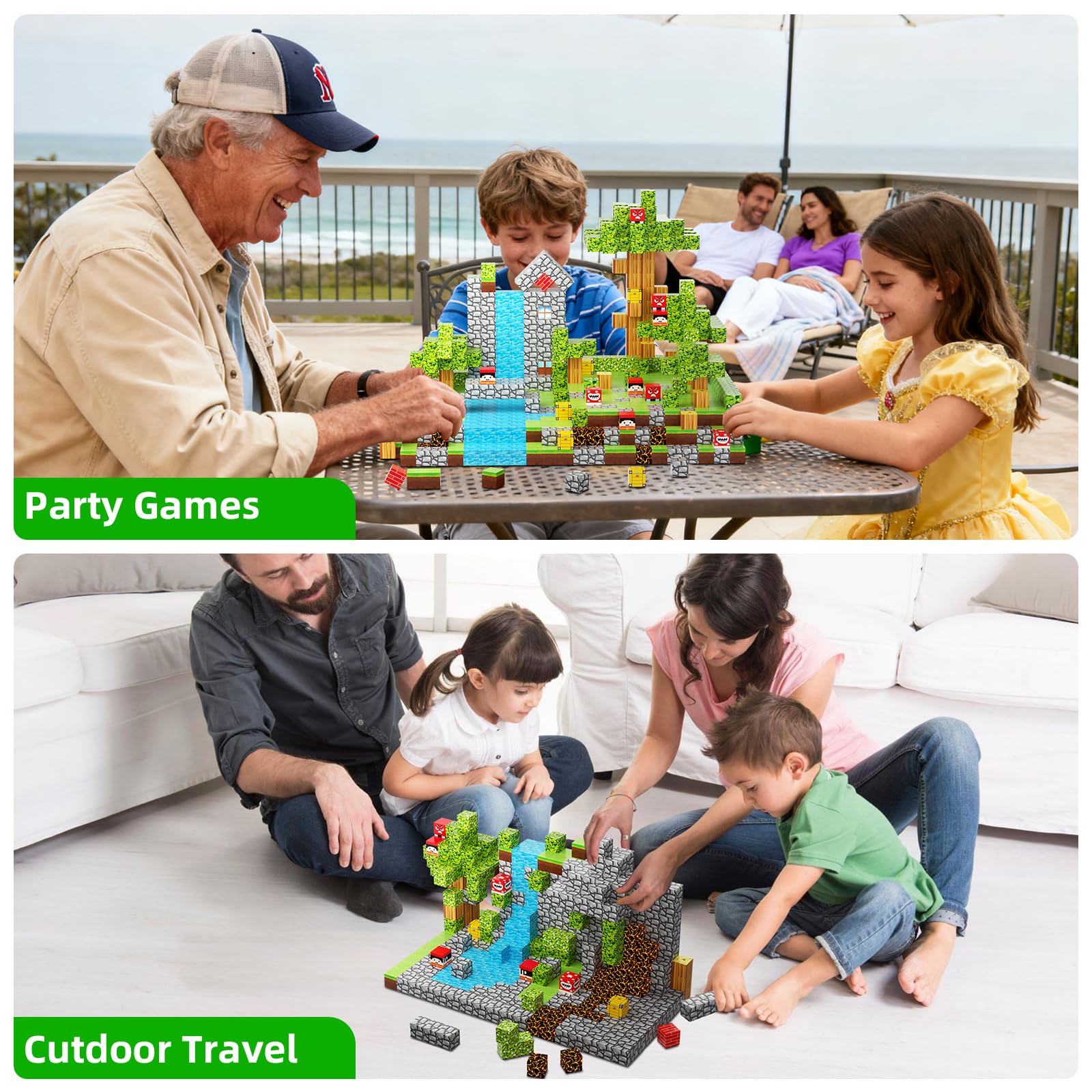 DUSH PACE blocks in open-ended play invite creativity and independent problem-solving.