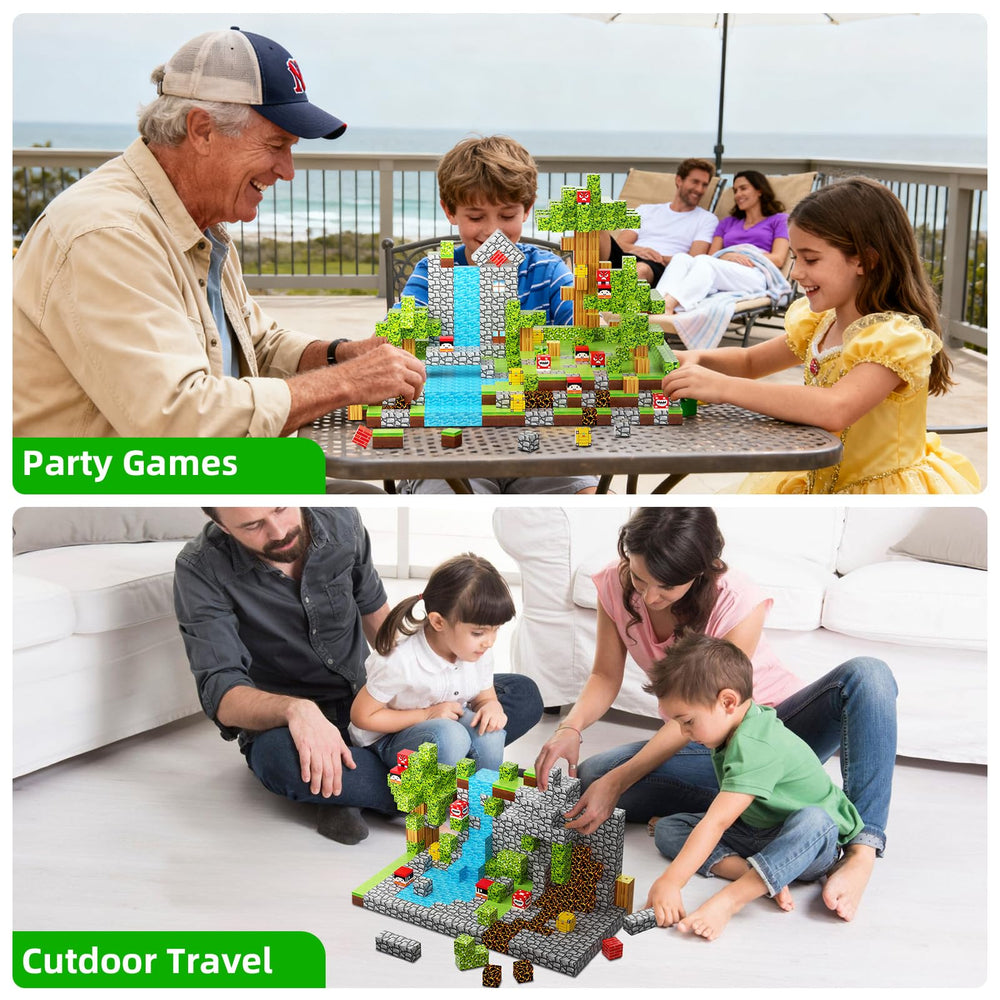 DUSH PACE blocks in open-ended play invite creativity and independent problem-solving.