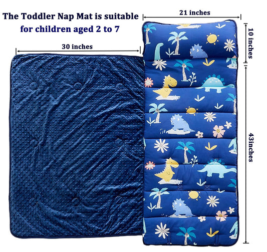 DuShow nap mat with removable pillow for customizable napping comfort