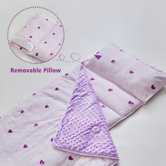 DuShow Soft microfiber fabric used on the nap mat for lasting softness.