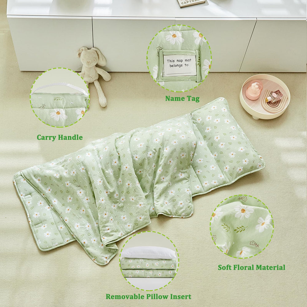 DuShow nap mat name card helps identify each mat in busy spaces