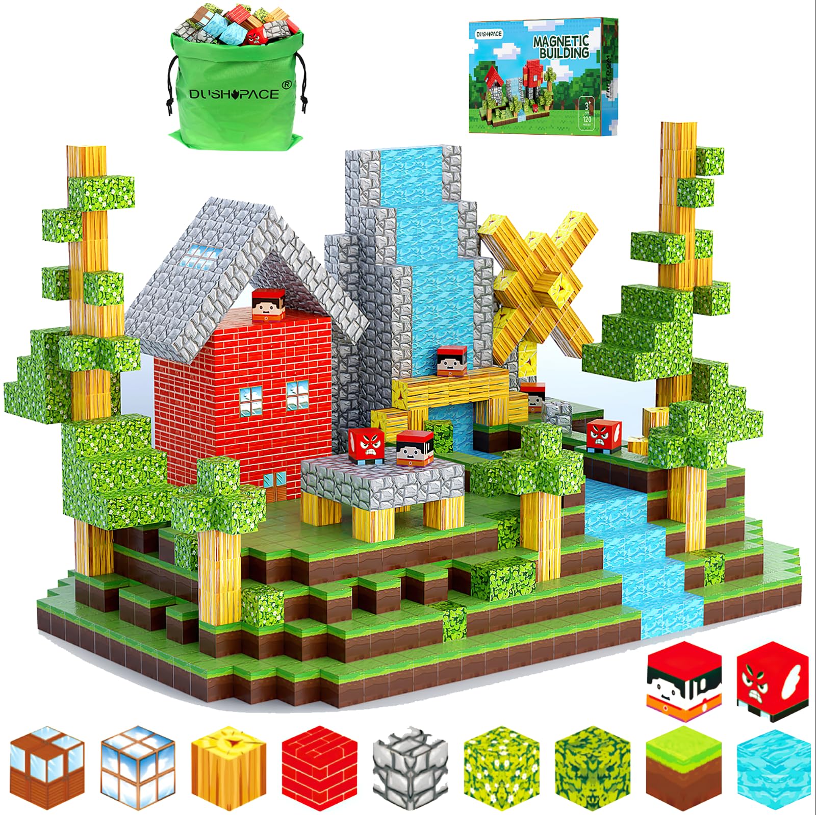 DUSH PACE Forest World Build sparks imaginative play and storytelling.