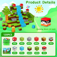 DUSH PACE 120pcs magnetic blocks encourage hands-on STEM exploration.