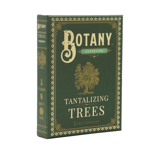 Dux Somnium Botany Tantalizing Trees expansion box front for immersive family gameplay.