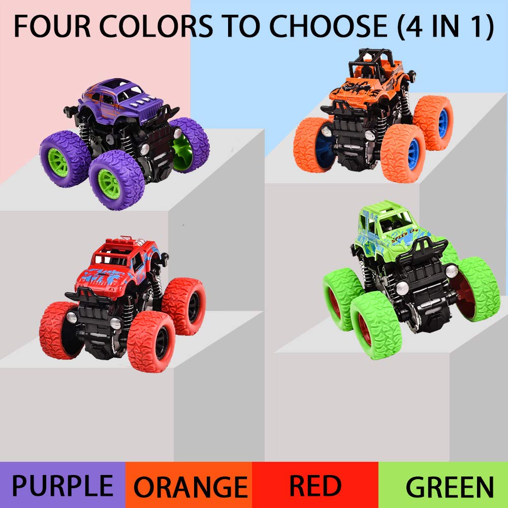 Duyfioa monster trucks packaging box, gift-ready presentation