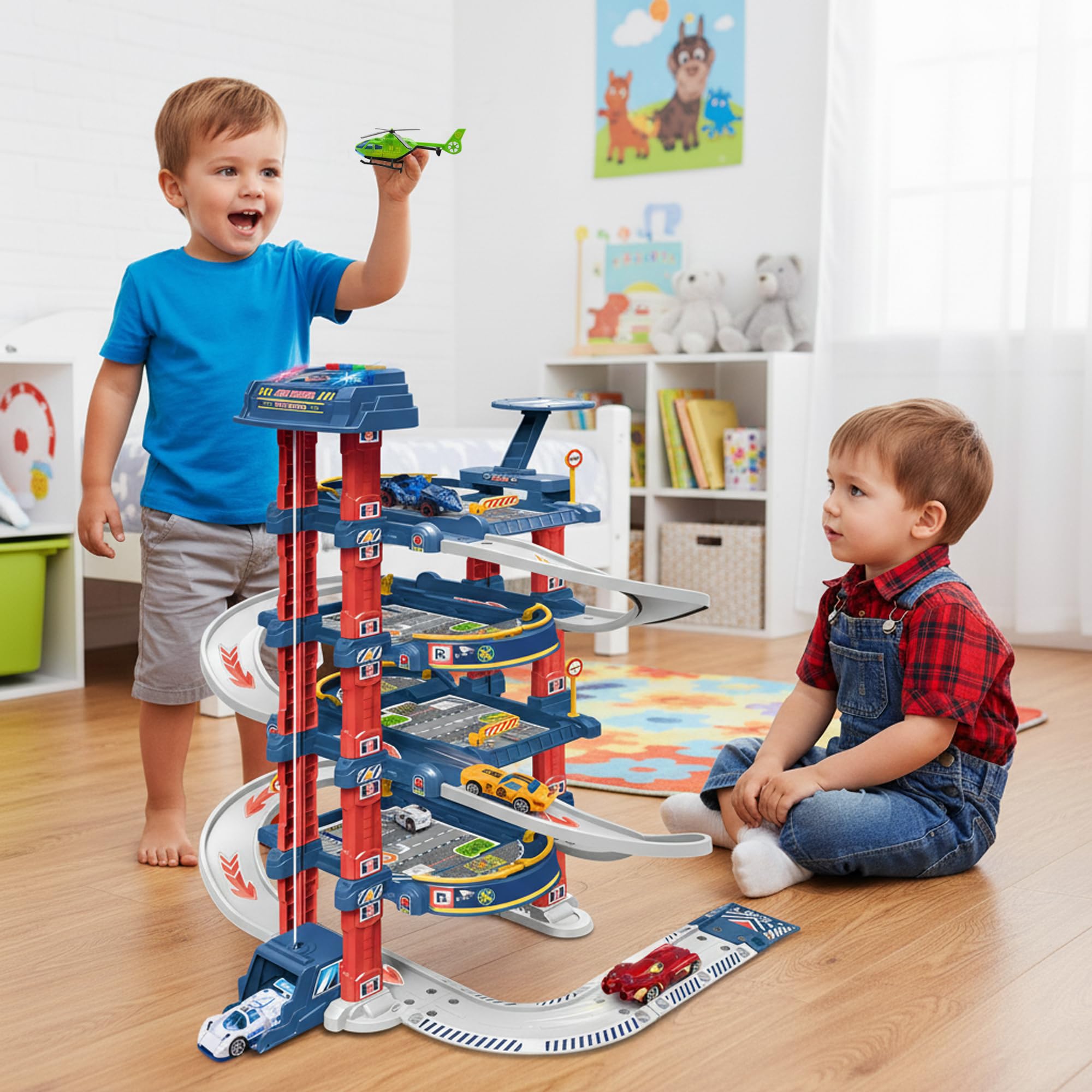 DUYOYU City Ultimate Garage Set educational play promoting learning tasks