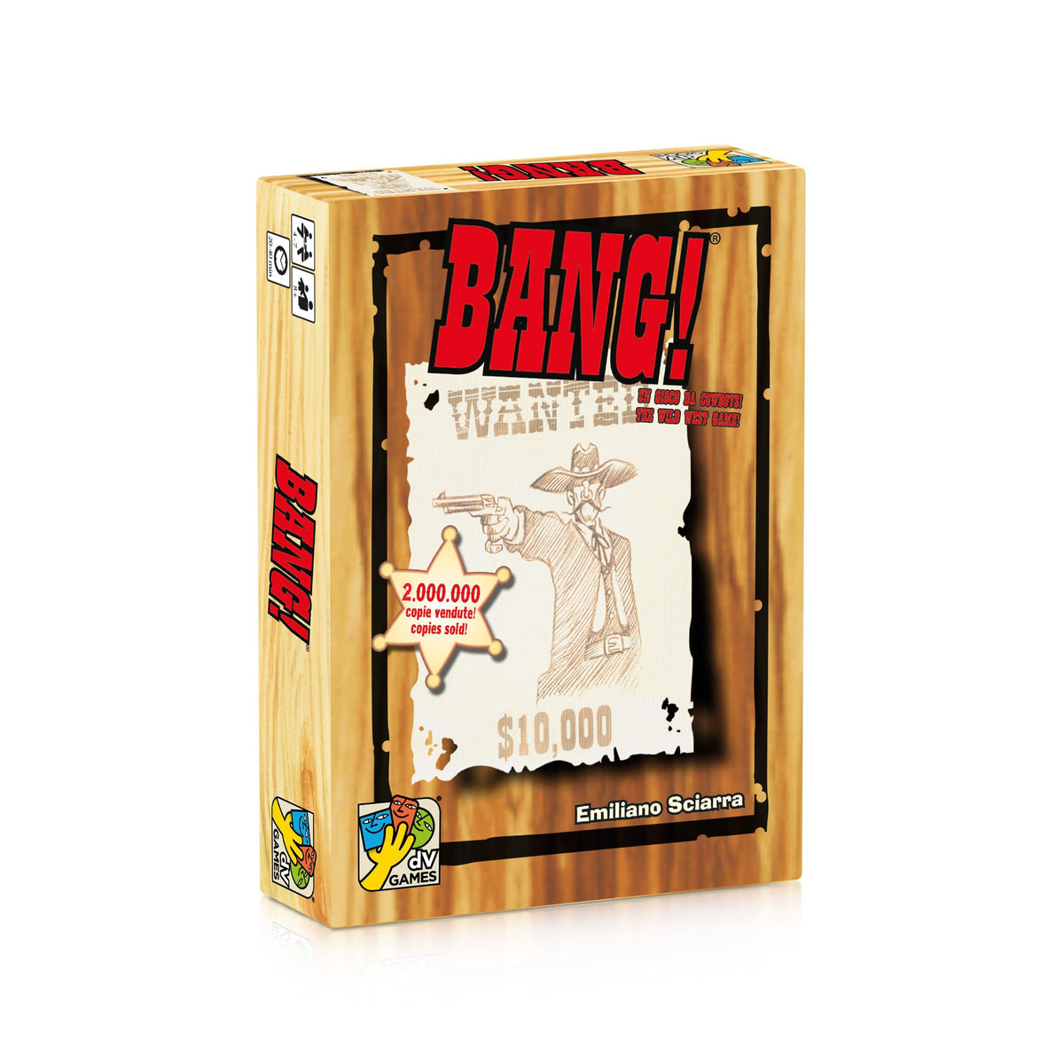 dV Giochi DA VINCI Bang 4th Edition box front for immersive Wild West gameplay