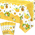 Dvaorc bee tablecloth rectangle 51x86 keeps tables clean during bee-themed parties