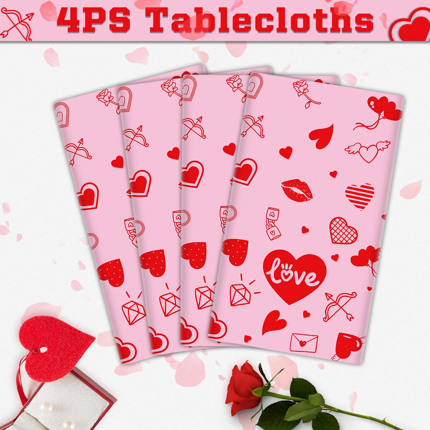 Dvaorc disposable tablecloth for quick cleanup after celebrations.