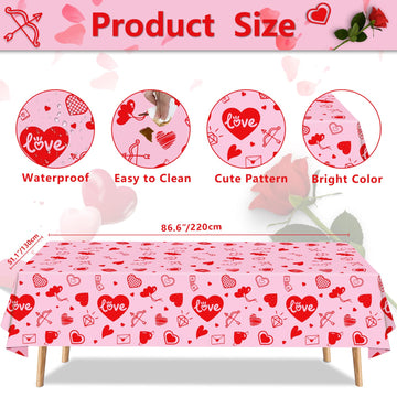 Dvaorc waterproof and scratch-resistant tablecloth protects surfaces during meals.