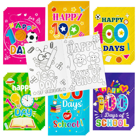 Dvbonike 100th Day coloring book cover collection for classroom celebrations and creativity.