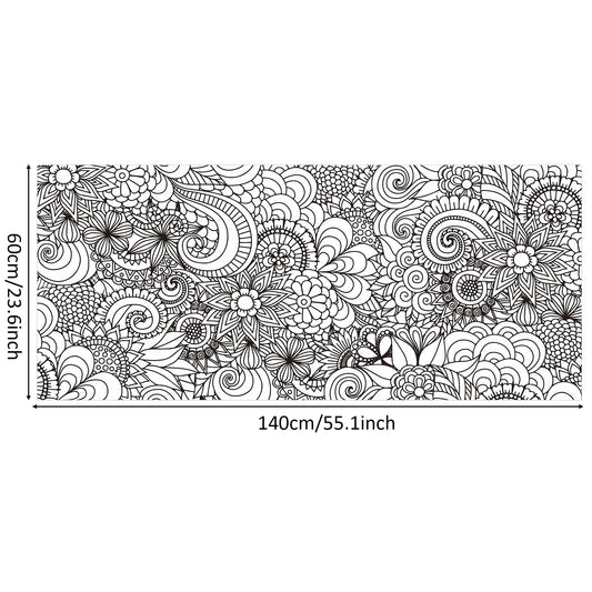 Dvbonike coloring poster table cover protects surfaces while inspiring creativity.