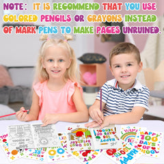 Dvbonike double-sided non-toxic paper pages ensure safe coloring for kids.