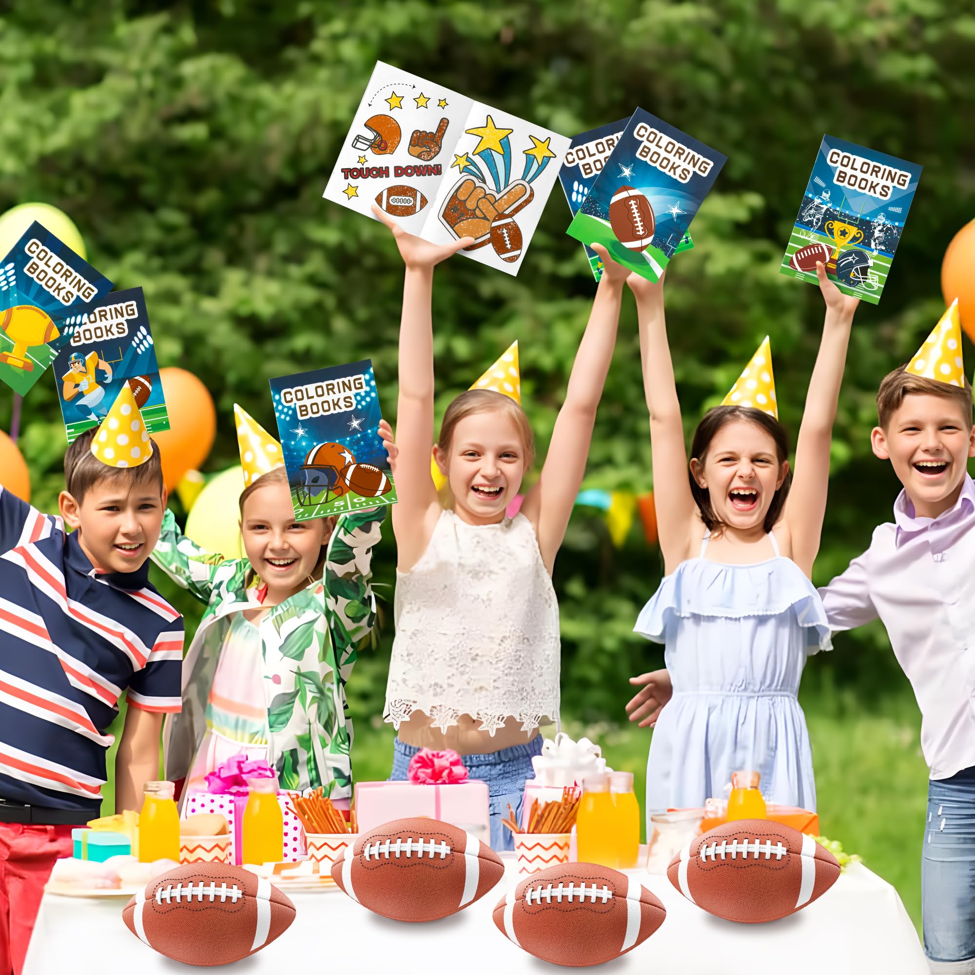 Dvbonike football coloring activity ideas; fosters imaginative play for kids.